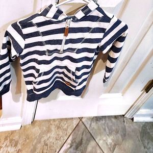 seven for all mankind sweatshirt..size 4t..blue and white striped never worn